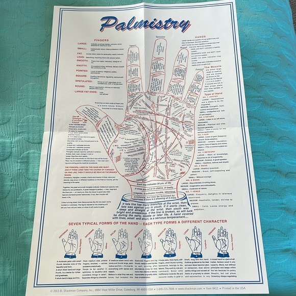 Palmistry 12”x18” poster - Picture 3 of 4